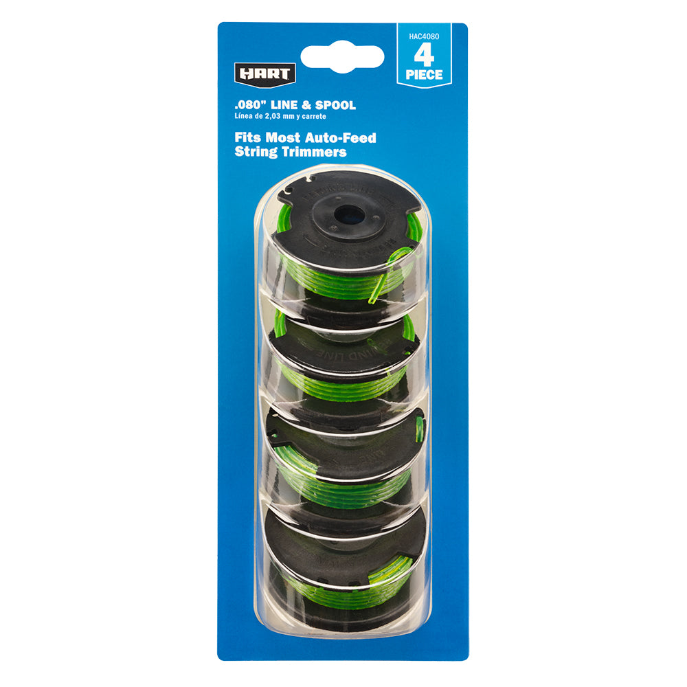 .080" Replacement Spools - 4-Pack