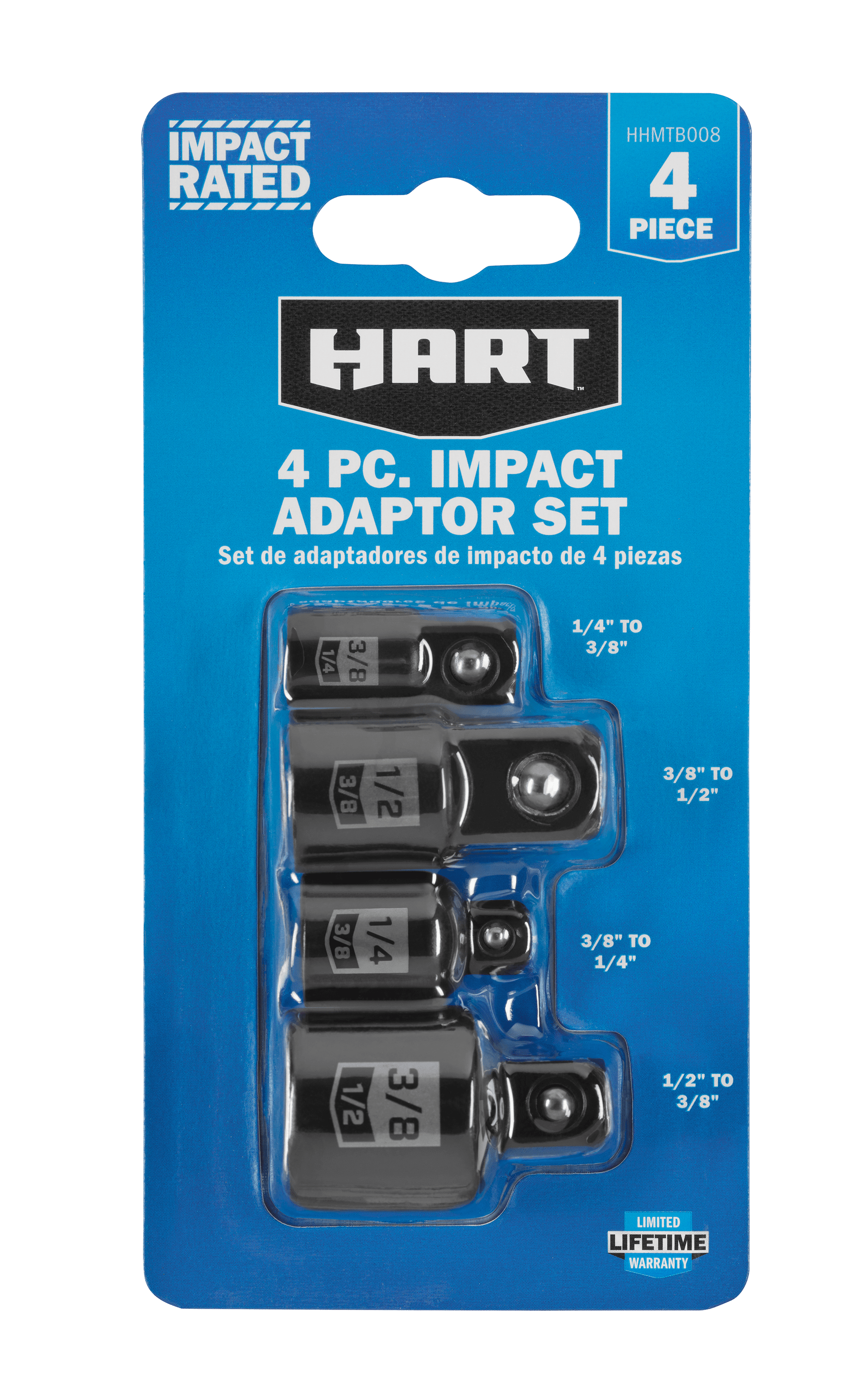 4 PC. Impact Adaptor Set